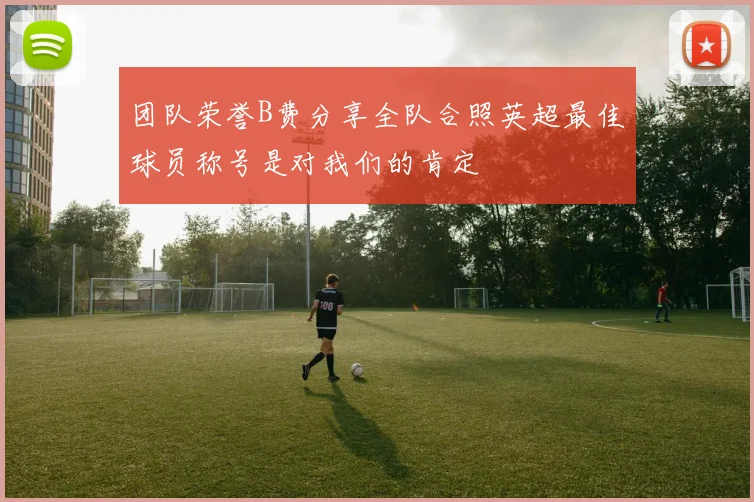 团队荣誉B费分享全队合照英超最佳球员称号是对我们的肯定